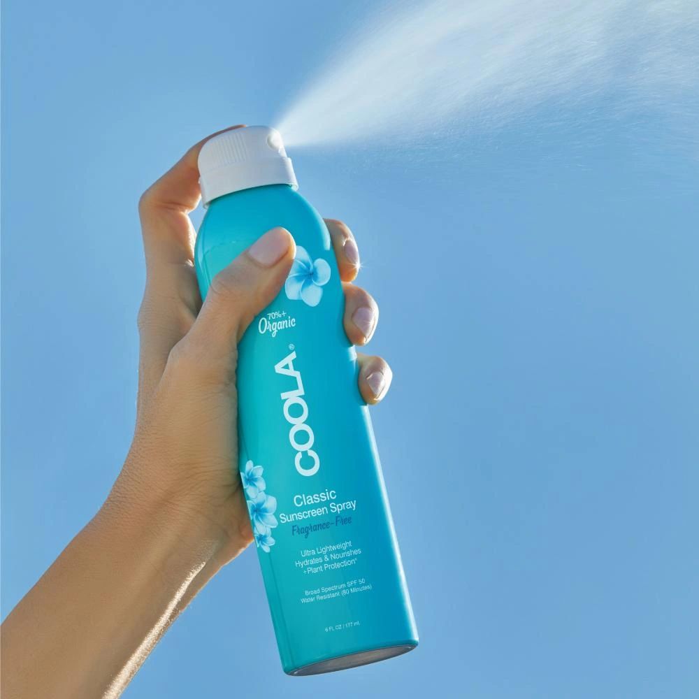 COOLA Classic Sunscreen Spray - Fragrance Free Mini - Image 2