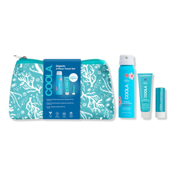 Coola 3 Piece Organic Suncare Travel Set